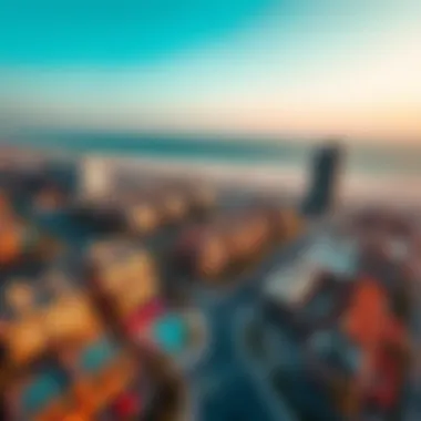 Vibrant Community Surrounding Address Emaar Beachfront Aerial view of the vibrant community surrounding Address Emaar Beachfront