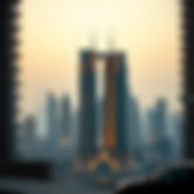 Binghatti Horizons Against the Dubai Skyline Stunning skyline view of Dubai featuring Binghatti Horizons