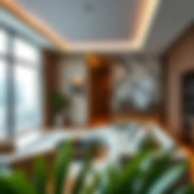 Interior Design Trends in Dubai's Real Estate Modern interior of a luxury Dubai apartment