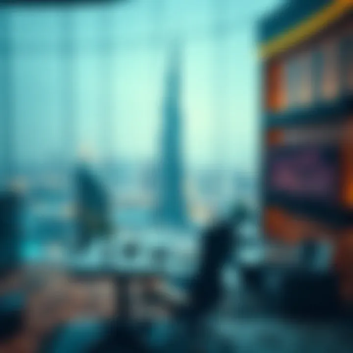 Market trends chart for luxury real estate in Dubai