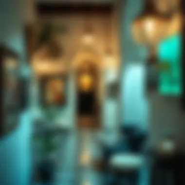Cultural Expressions in Al Bastakiya's Art Scene Vibrant art gallery in Al Bastakiya