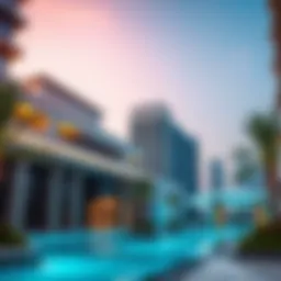 Architectural marvel of الملا بلازا showcasing modern design