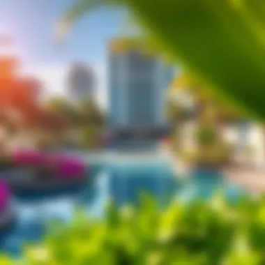 Natural Beauty Surrounding Executive Tower G Beautifully landscaped surroundings of Executive Tower G