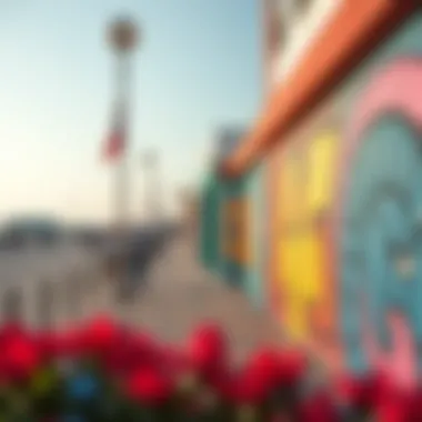 Cultural Expressions at La Mer Colorful street art along La Mer's promenade