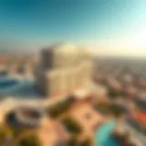 Aerial view of Nadd Al Sheba showcasing modern architecture