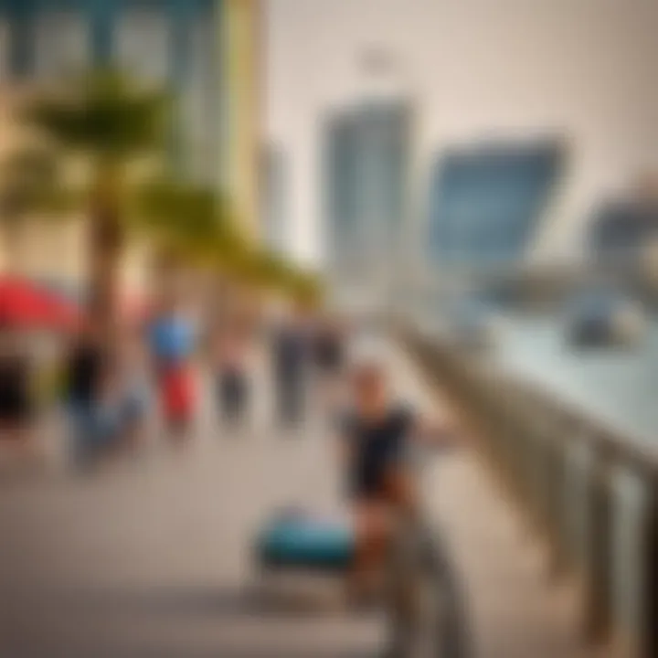 Vibrant community life along the waterfront