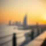 Stunning view of Dubai's Corniche waterfront