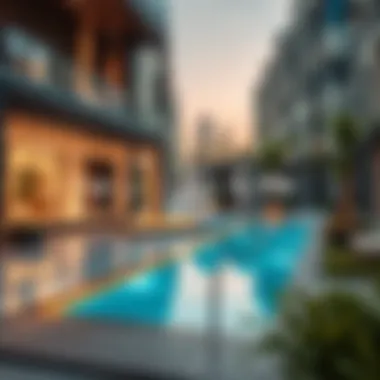 Integration with Real Estate Services Infographic showing integration of Dubai Now app with real estate services