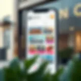 User interface of Dubai Now app showcasing municipal services