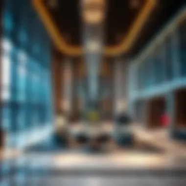 Interior Lobby of Opera Grand Interior lobby of the Opera Grand highlighting luxury and modern design elements