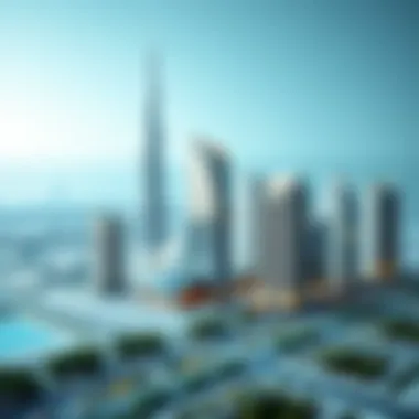 Future Developments in Dubai A futuristic architectural model representing upcoming projects in Dubai