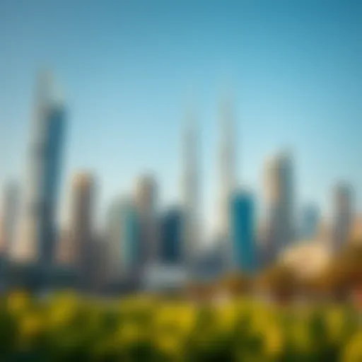 Stunning skyline of Dubai showcasing modern architecture