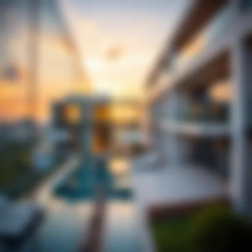 Stunning architectural view of Platinum Residences