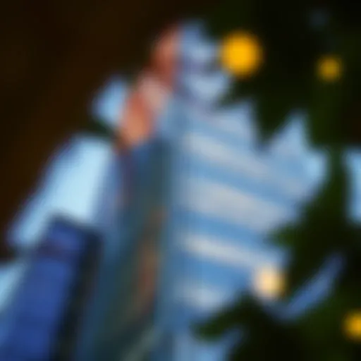 Architectural detail of Standard Chartered Tower