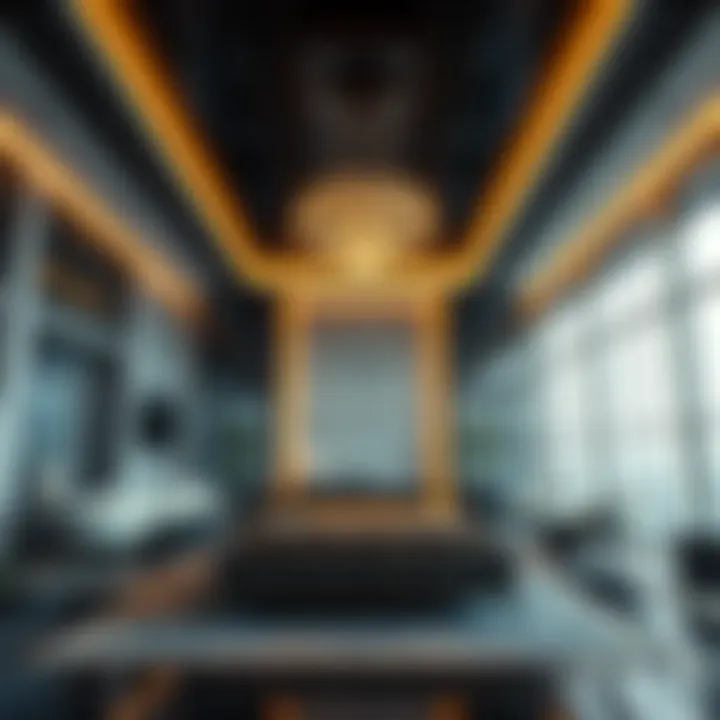 Interior design of Standard Chartered Tower