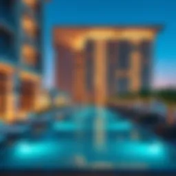 Modern architectural design of The Haven Residences