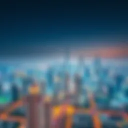 Aerial view of Dubai's skyline showcasing rental properties