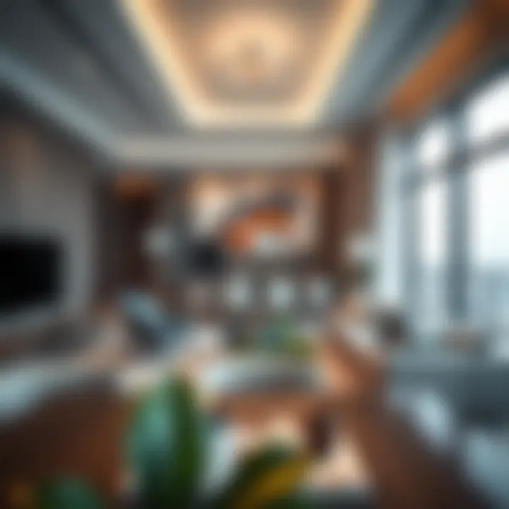 Modern apartment interiors reflecting Dubai's luxury rental market