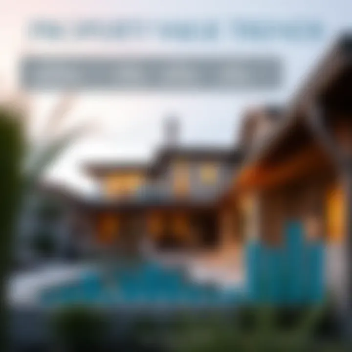 Infographic illustrating property value trends in the Bay Area